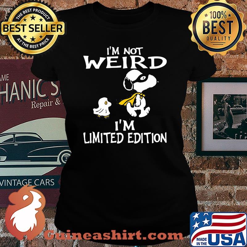 Im Not Weird I'm Limited Edition Snoopy Hero Shirt Laides tee