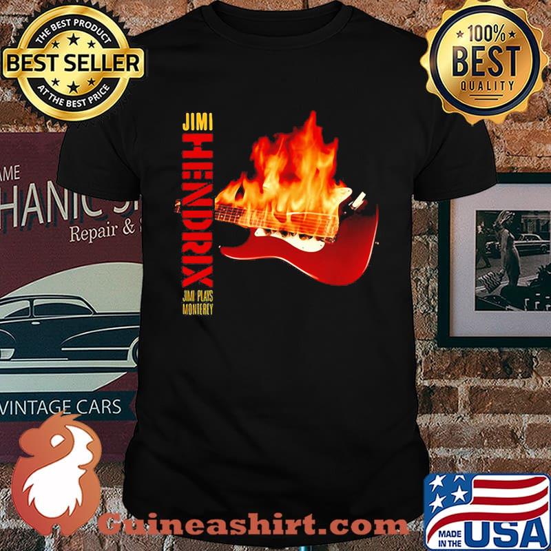 Jimi Hendrix Guitar Fire Shirt