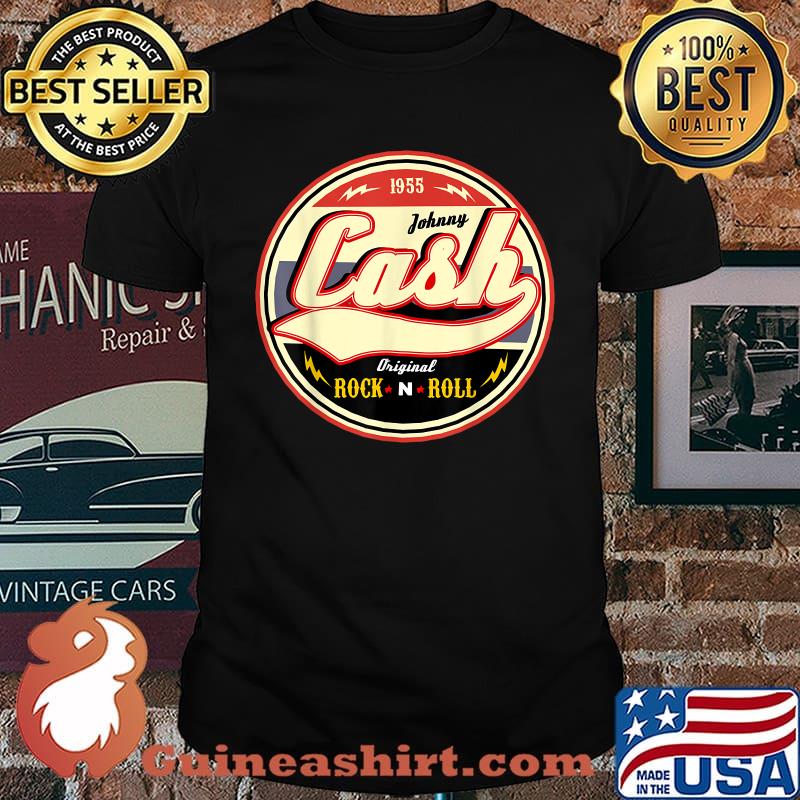 Johnny Cash Original Rock And Roll Arts Cash Music T-Shirt