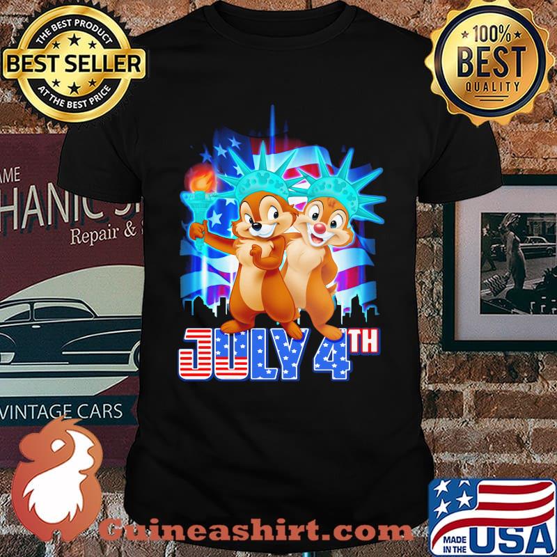 July 4th Independence Chip And Dale Shirt