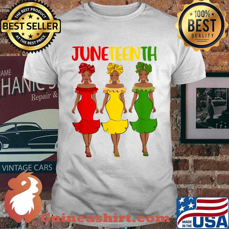 Juneteenth Melanin Black Women Shirt