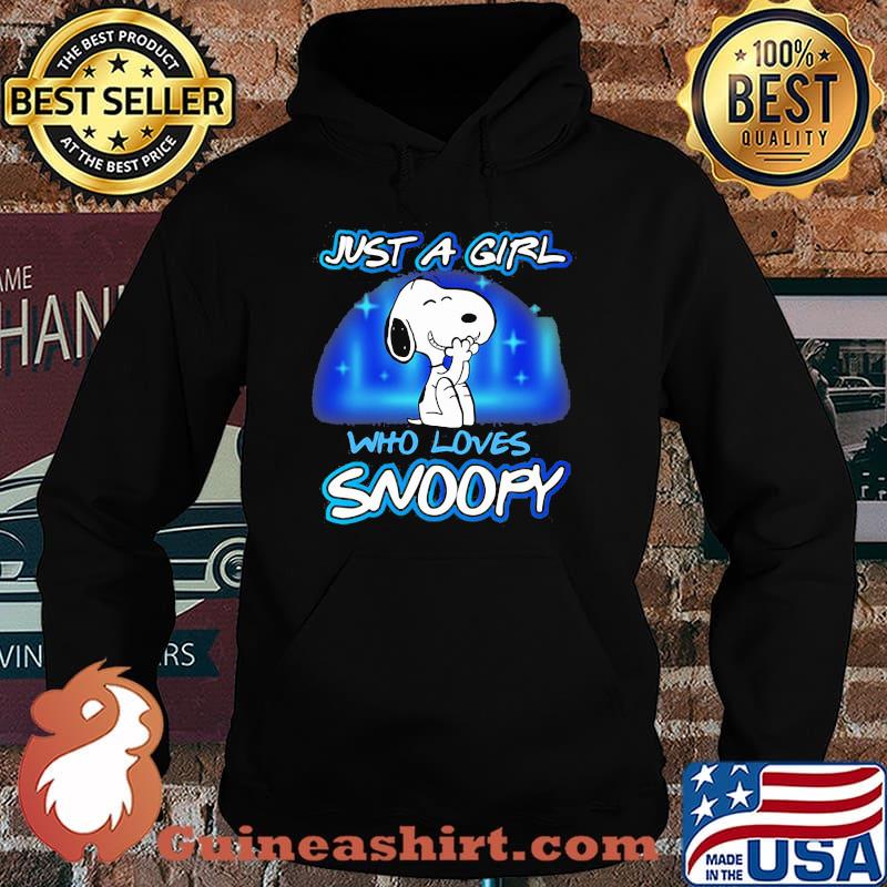 Just A Girl Who Loves Snoopy Shirt Hoodie