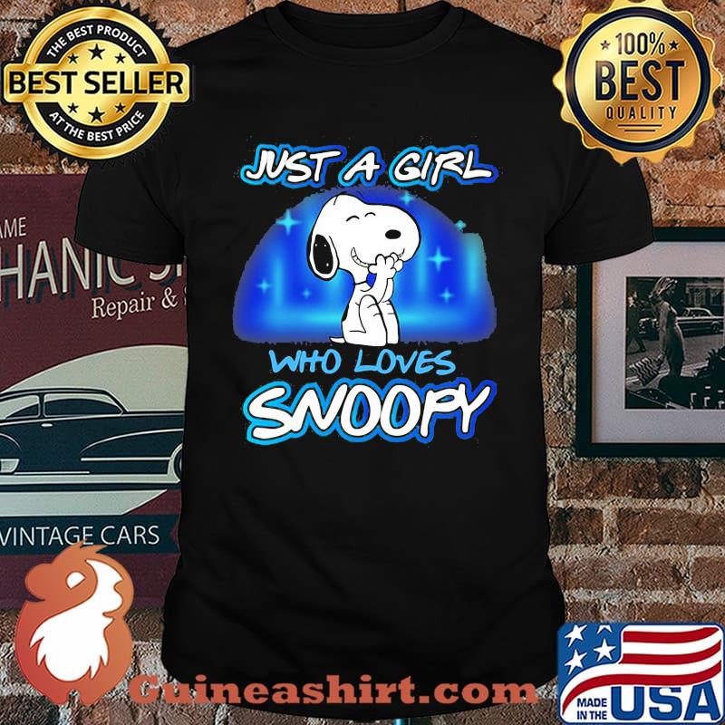 Just A Girl Who Loves Snoopy Shirt