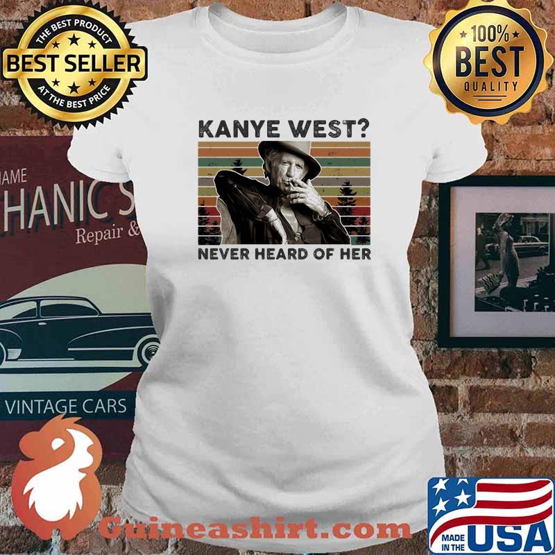 Kanye west never heard of her Keith Richards vintage Ladies tee