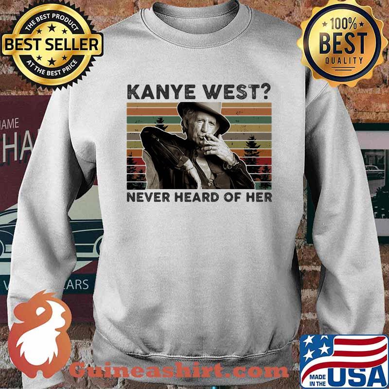 Kanye west never heard of her Keith Richards vintage Sweater