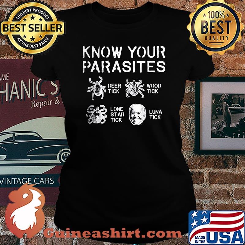 Know Your Parasistes Joe Biden Shirt Laides tee