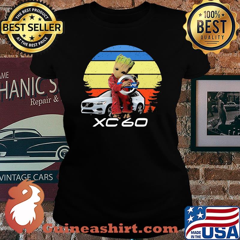 Logo XC 60 Car Groot vintage Laides tee