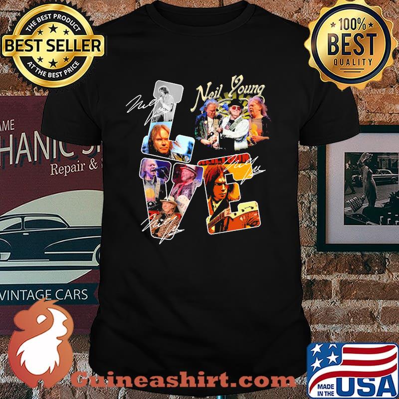 Love Neil Young Signature Shirt