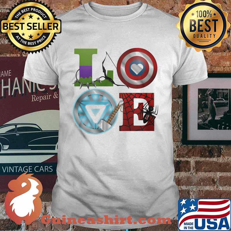 Love Symbol Light America Captain Shirt