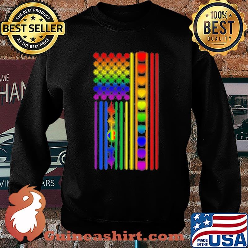 Love Wins Independence Day LGBT Flag Shirt Sweater
