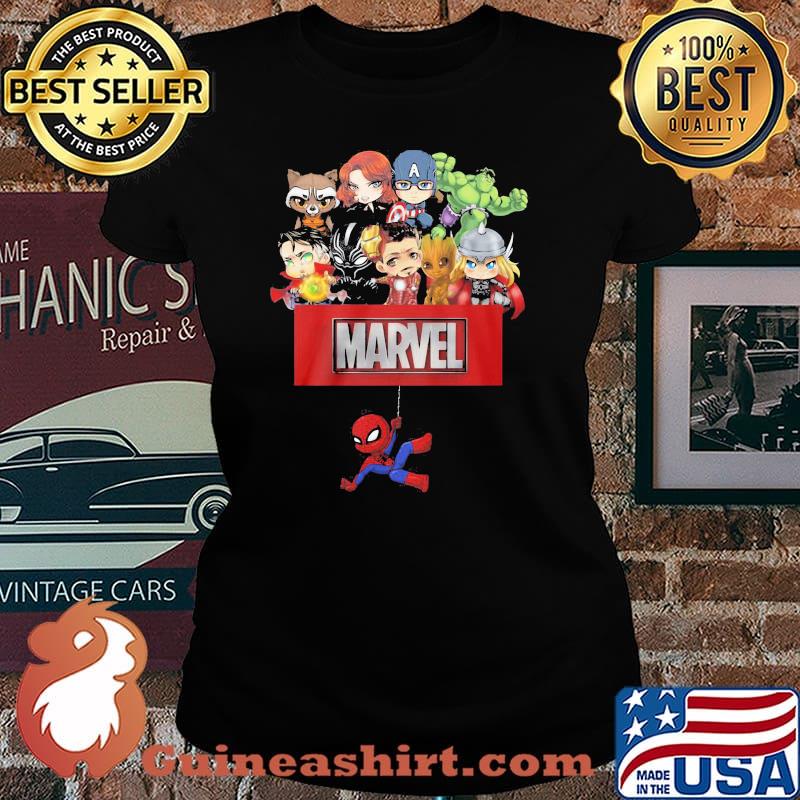 Marvel Hero Spiderman Avengers Shirt Laides tee
