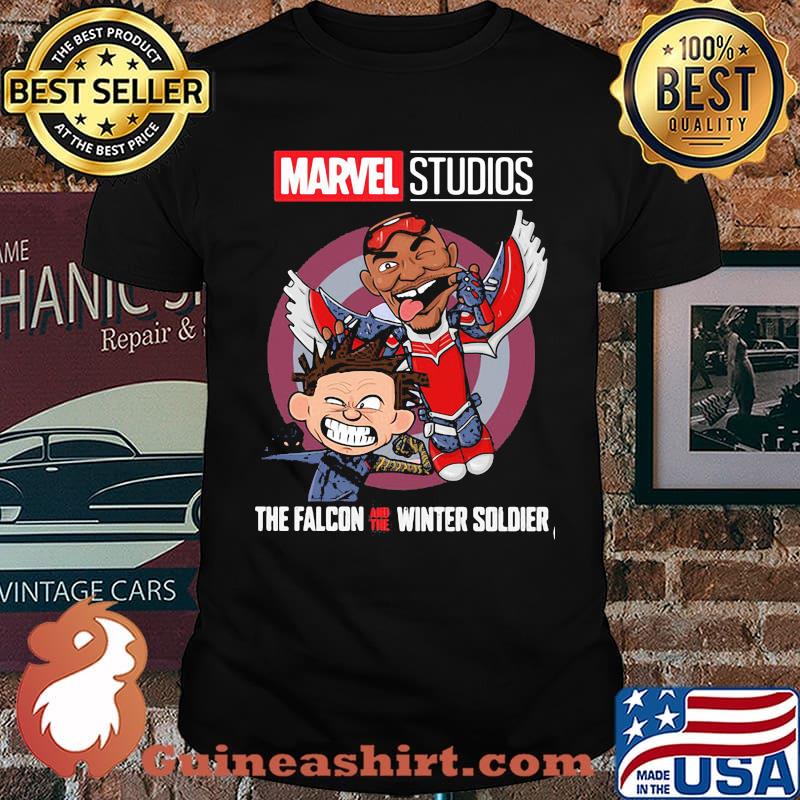 Marvel Studios Falcon And Winter Soldier Chibi Cute Captain America Shirt