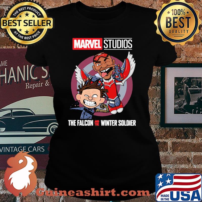 Marvel Studios The Falcon An The Winter Soldier Captain America Cute Shirt Laides tee