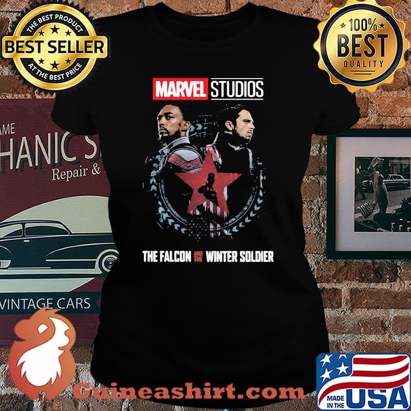 Marvel studios the falcon and the winter soldier captain america Laides tee
