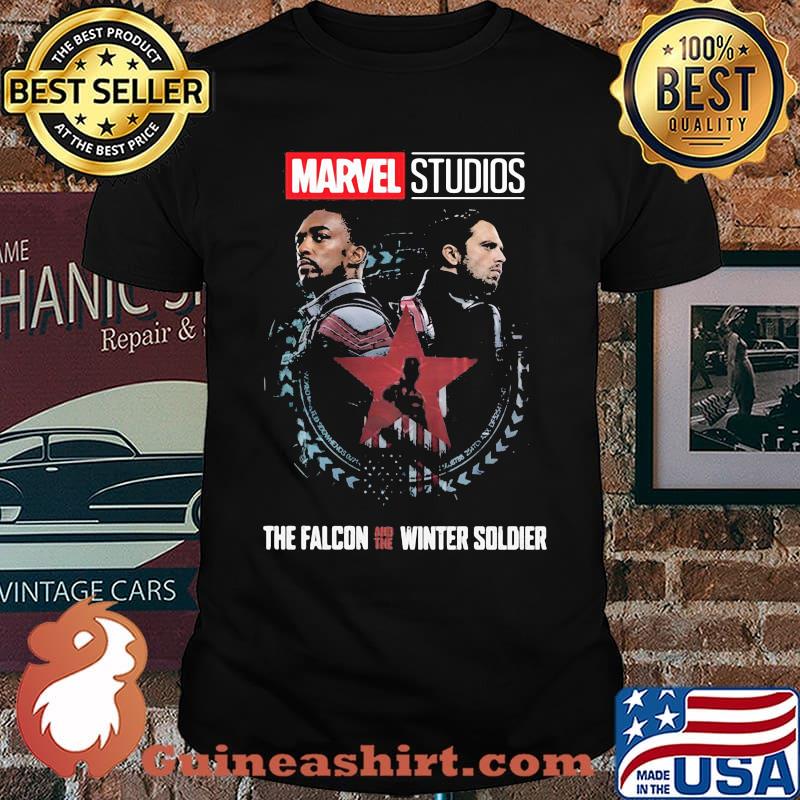 Marvel studios the falcon and the winter soldier captain america shirt