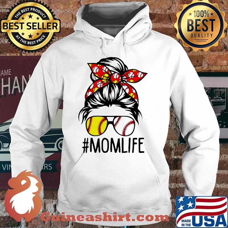 Mom Life Softball Girl Shirt Hoodie