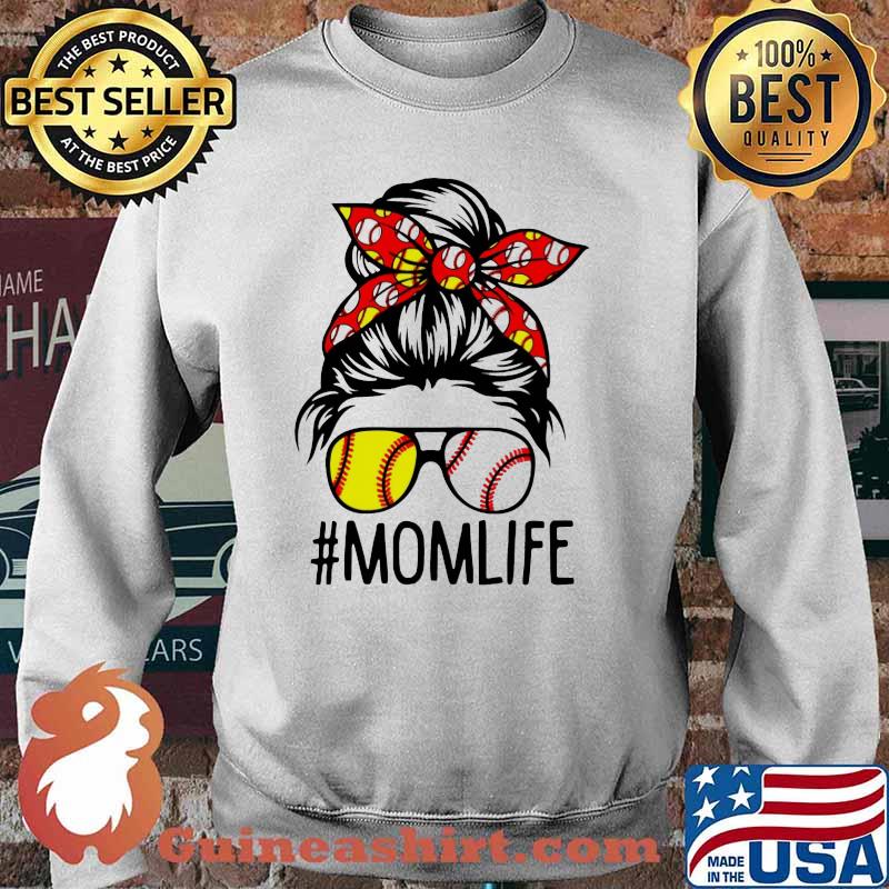 Mom Life Softball Girl Shirt Sweater