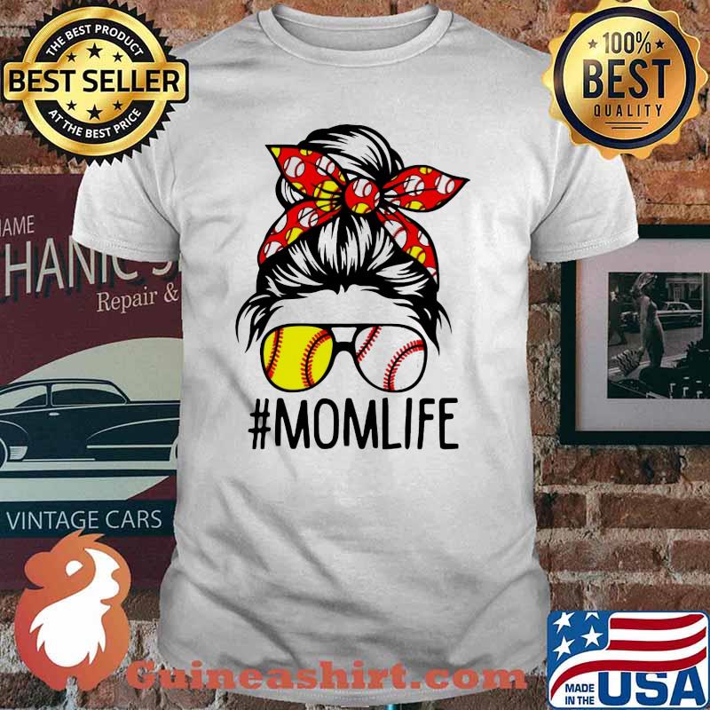 Mom Life Softball Girl Shirt