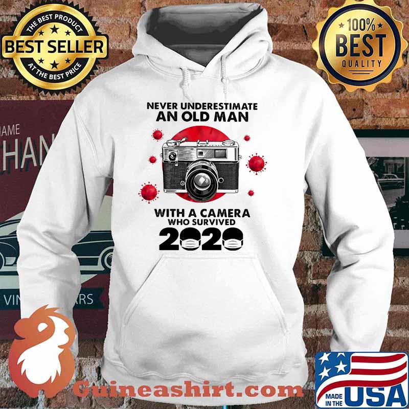Never Underestimate An Old Man With A Camera Who Survived 2020 Blood Moon Shirt Hoodie