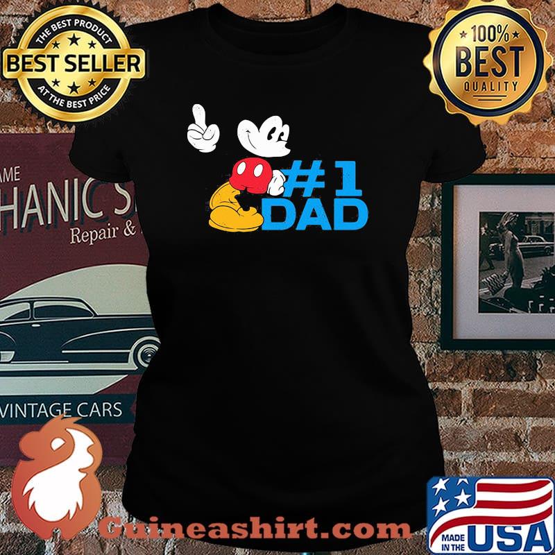 Official one dad mickey Laides tee