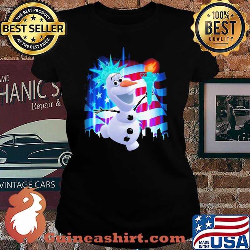 Olaf 4th Of July Independence Shirt Laides tee