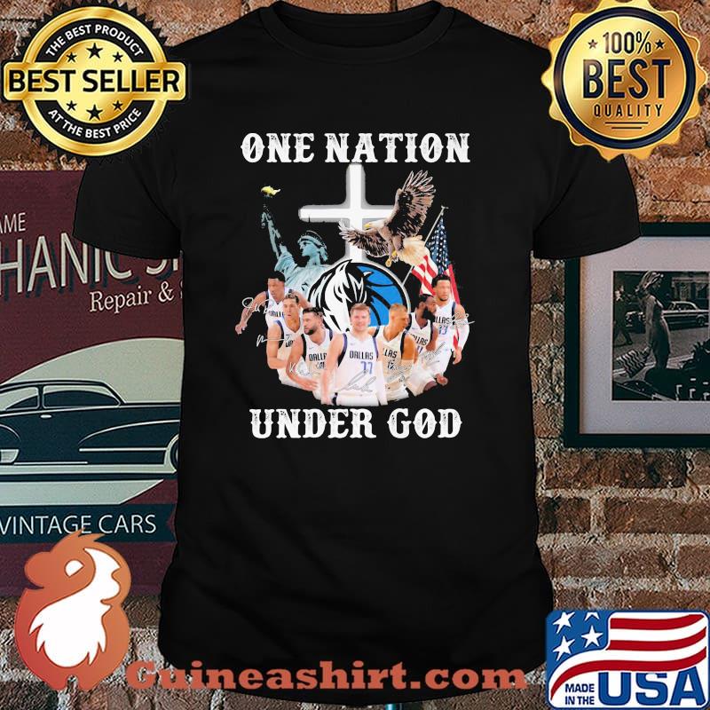 One Nation Under God Dallas Cowboys Signature Shirt