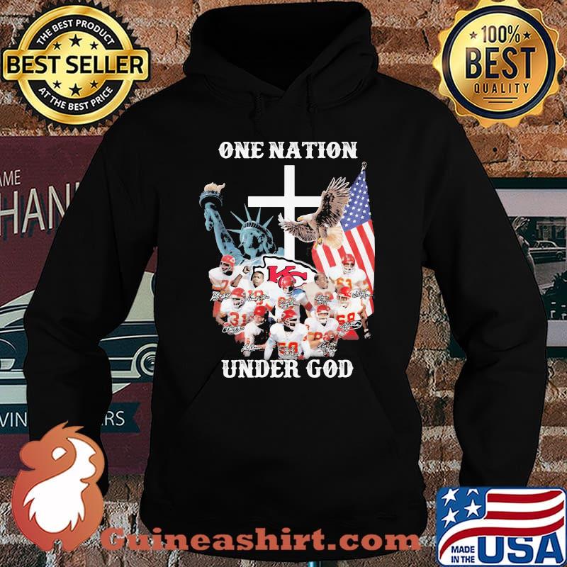 One Nation Under God Kansas City Chiefs Signature Shirt Hoodie