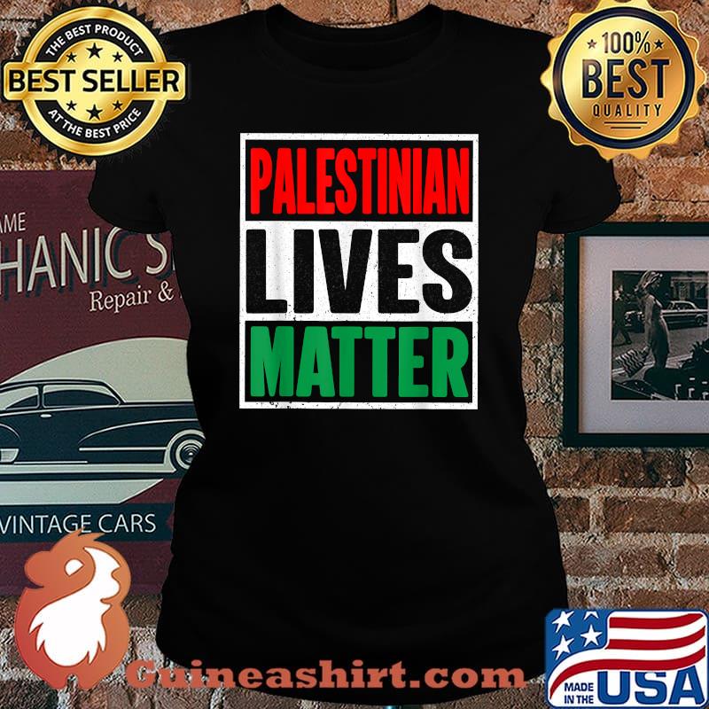 Palestinian Lives Matter Free Palestine Flag Shirt Laides tee