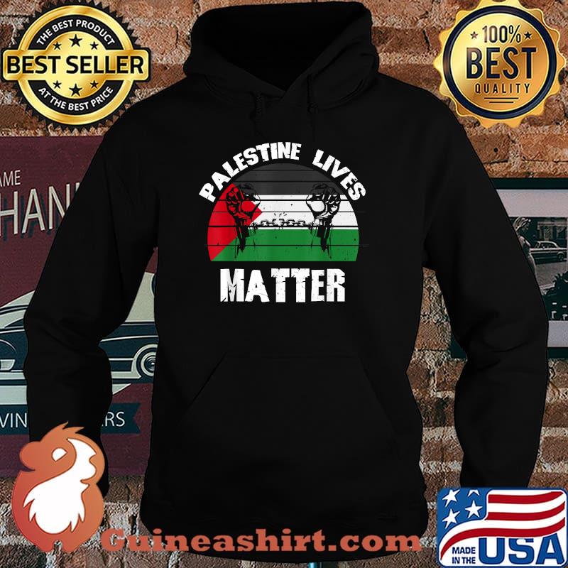 Palestinian Lives Matter Palestine Flag Retro Shirt Hoodie