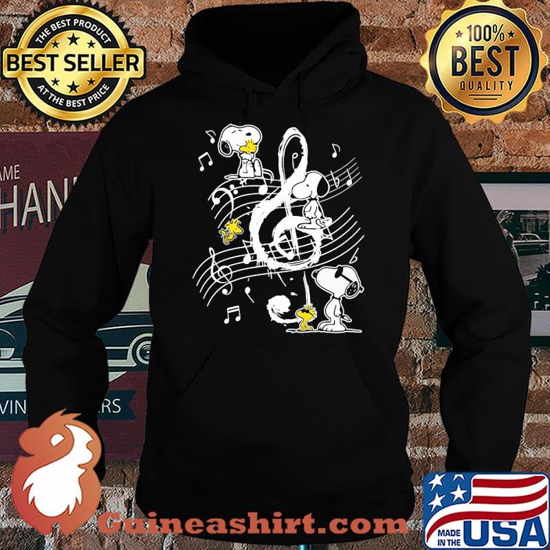 Peanuts Snoopy And Woodstock Music Shirt Hoodie
