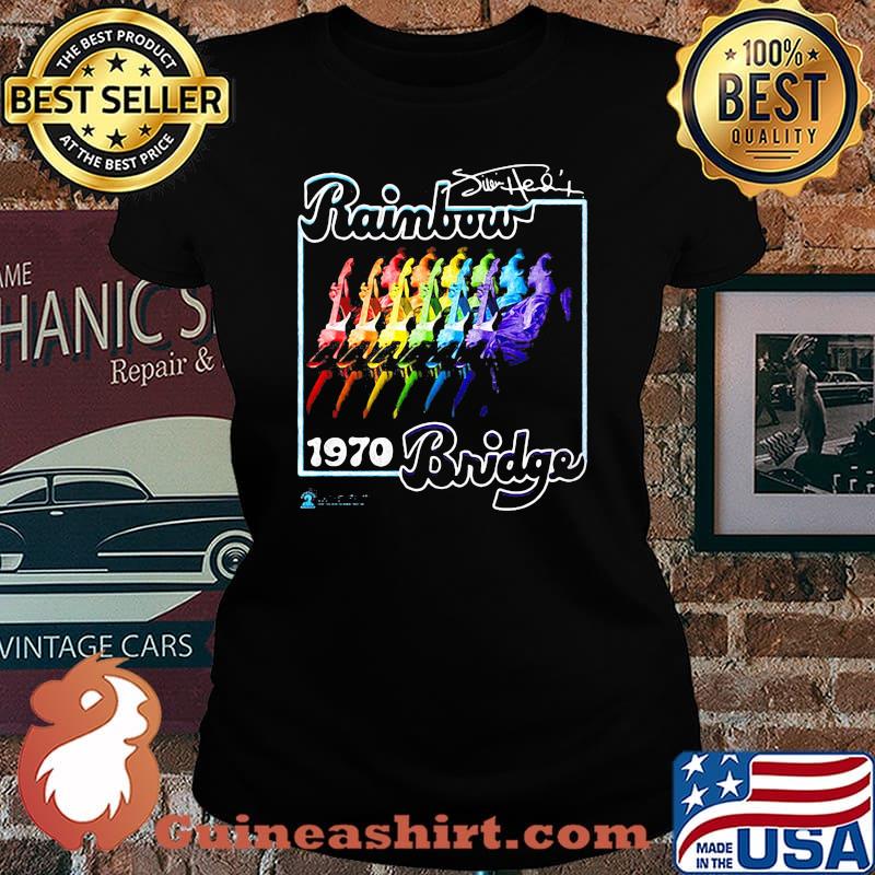 Rainbow 1970 bridge Jimi hendrix Shirt Laides tee