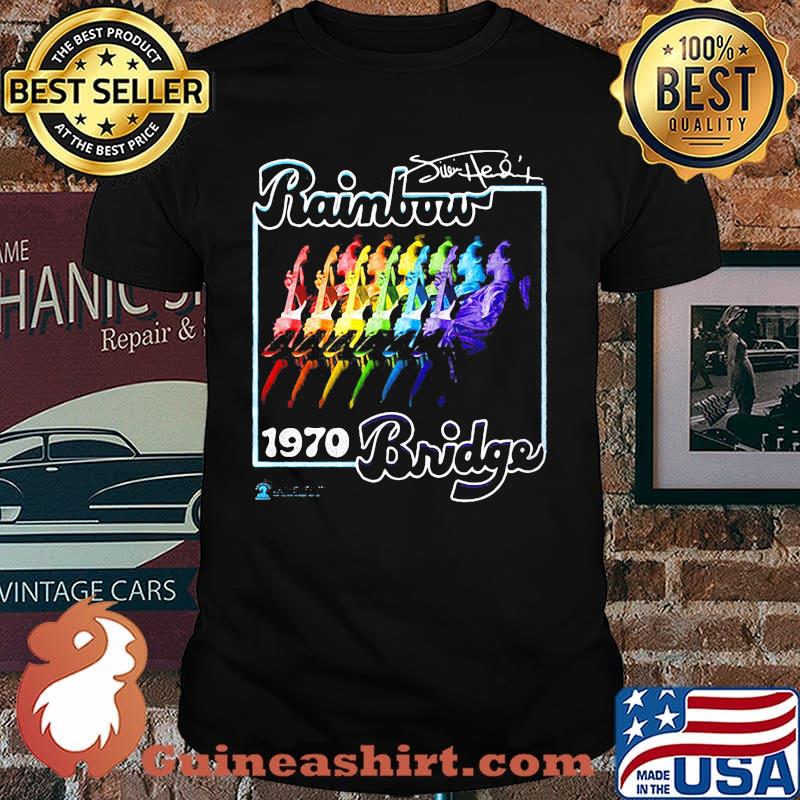 Rainbow 1970 bridge Jimi hendrix Shirt
