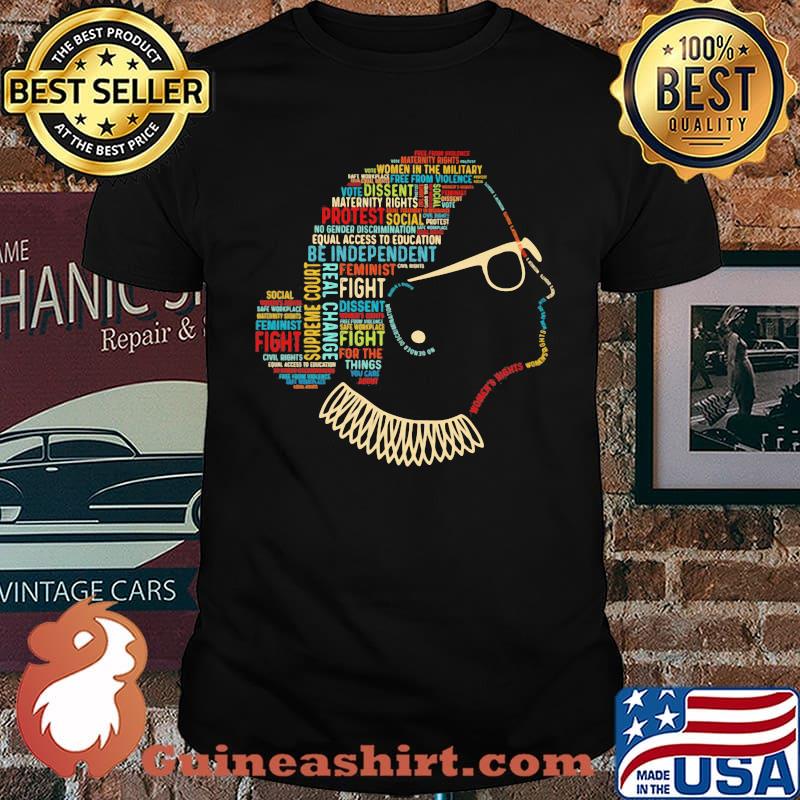 RBG silhouette Supreme Court Real Change Shirt
