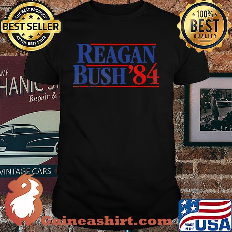 Reagan Bush '84 Vintage Style Conservative Republican Shirt