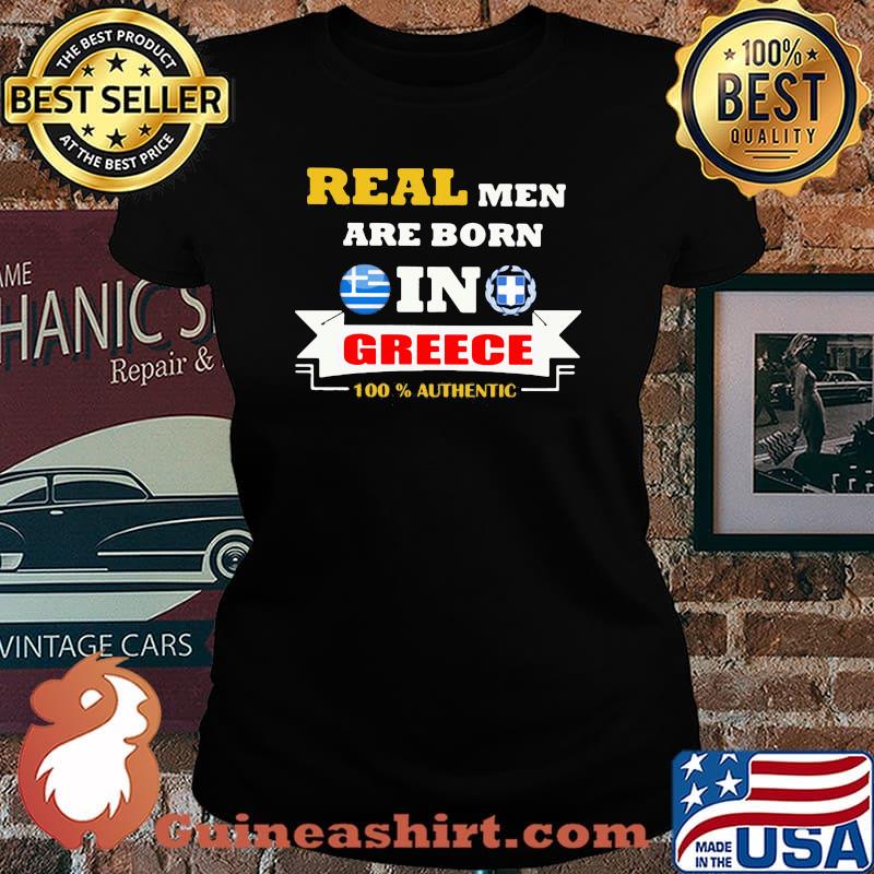 Real Men Are Born In Poland 100 Authenic Classic Shirt Laides tee