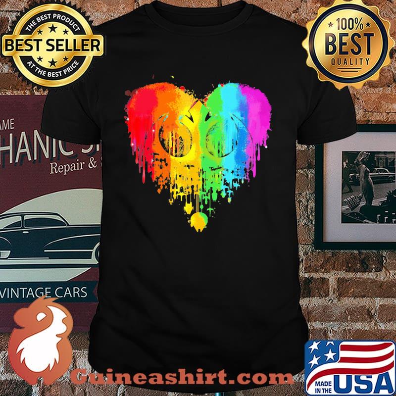 Rebel Ship Heart LGBT Shirt
