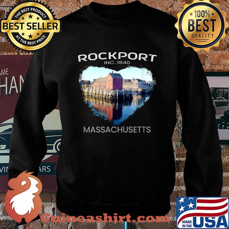 Rockport MA MASSACHUSETTS Motif Number 1 Heart Shirt Sweater