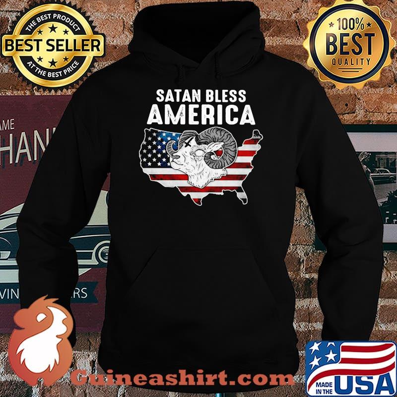 Satan Bless Ameica American Flag Shirt Hoodie