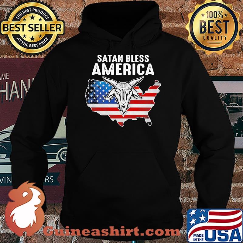 Satan Bless America Flag Shirt Hoodie