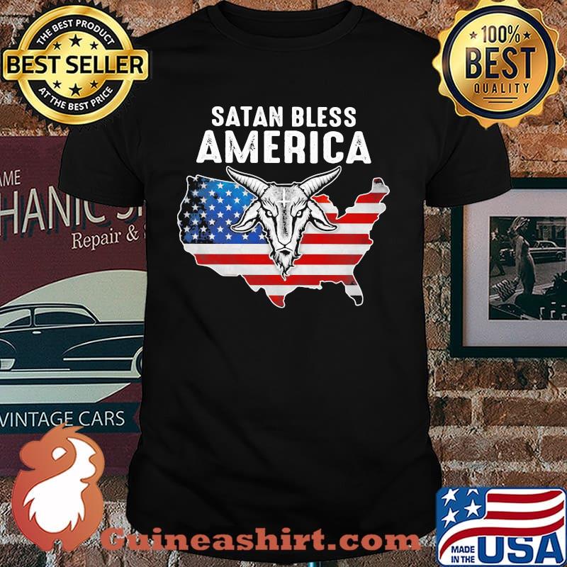 Satan Bless America Flag Shirt