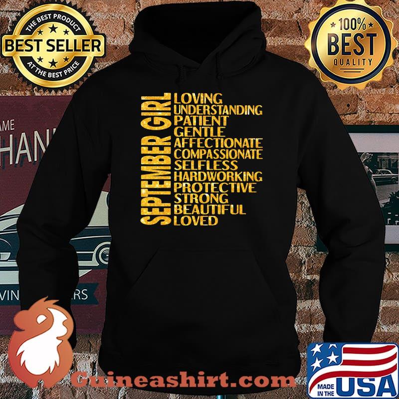 September Girl Loving Understanding Patient Gentle Shirt Hoodie