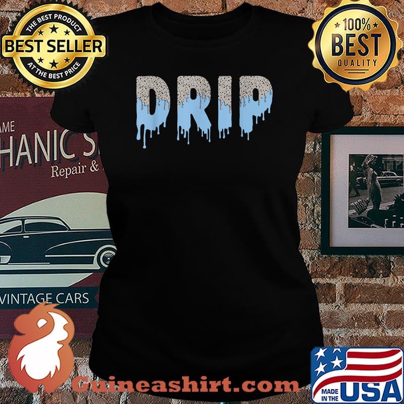 Simple Drip made to match Jordan 4 University Blue Shirt Laides tee