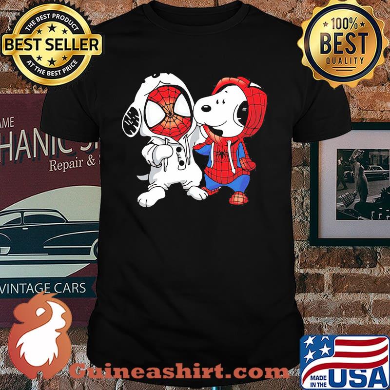 Snoopy And Spiderman Shirt