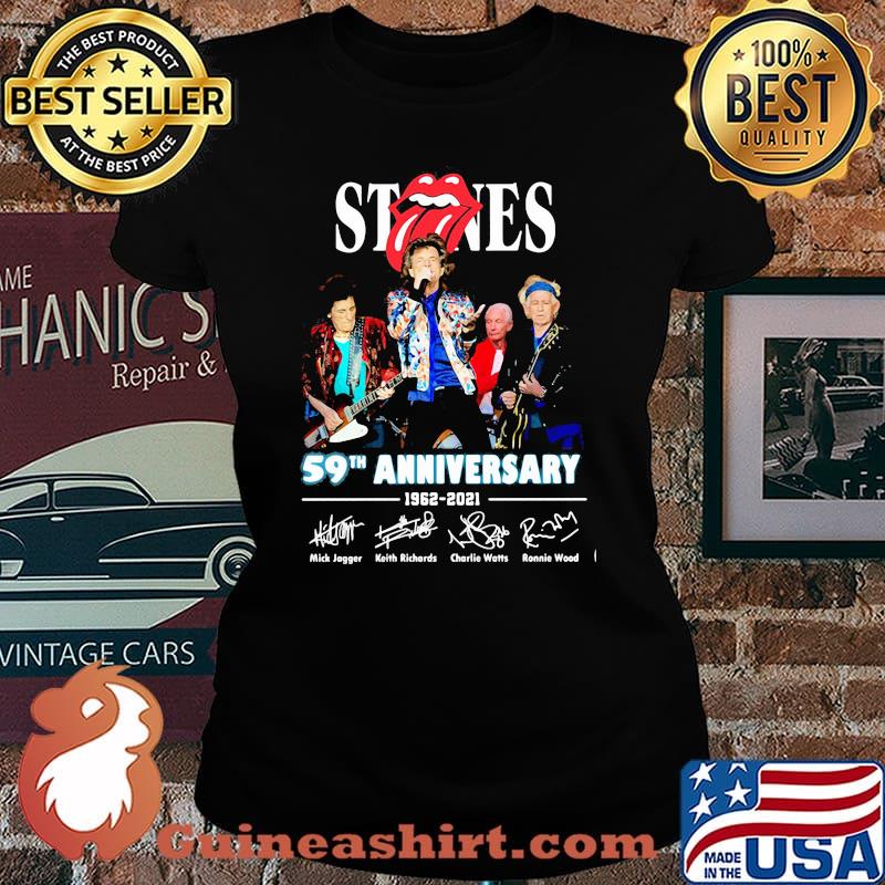 Stones 59th anniversary 1962 2021 signature Laides tee