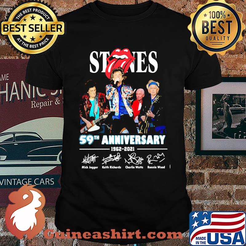 Stones 59th anniversary 1962 2021 signature shirt