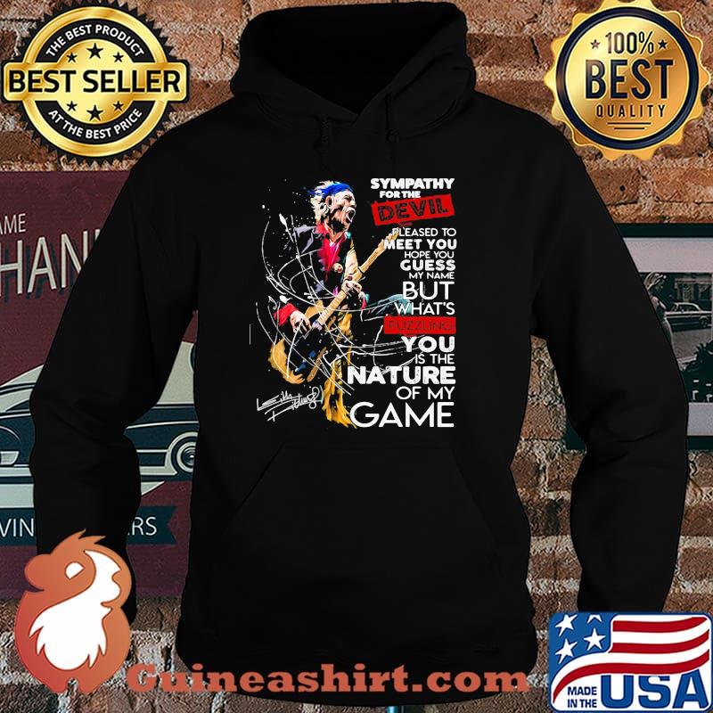 Sympathy for the devil you is the nature of my game Keith Richards Hoodie