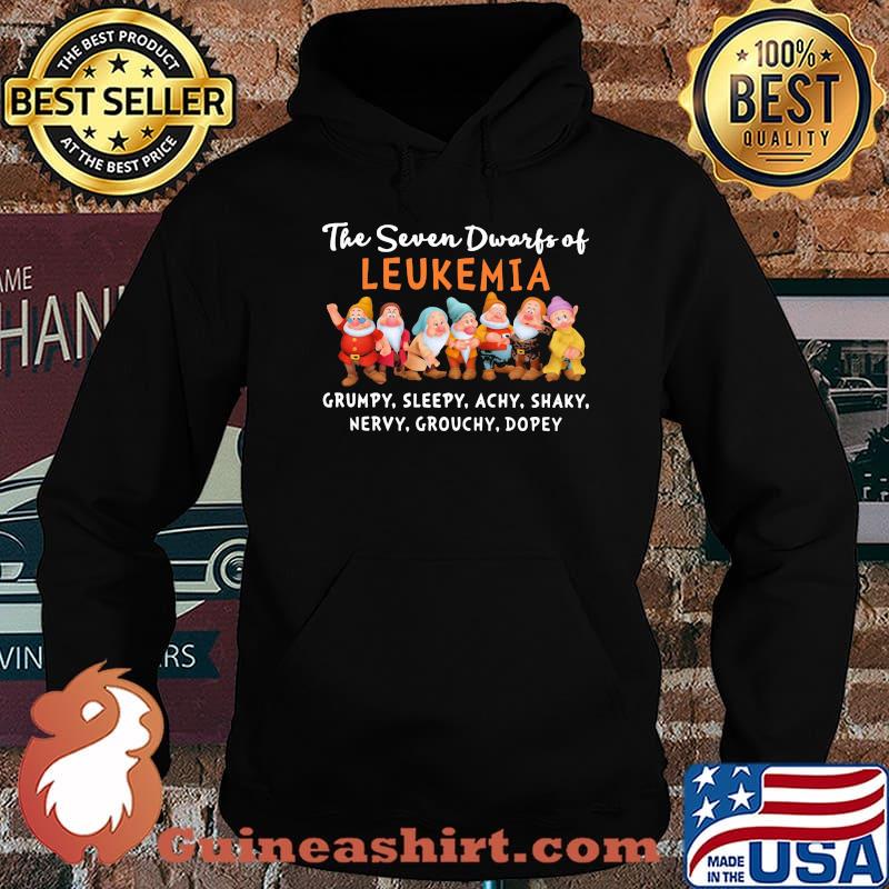 The seven drawrfs of Leukemia grumpy sleepy achy shaky nervy grouchy dopey Hoodie