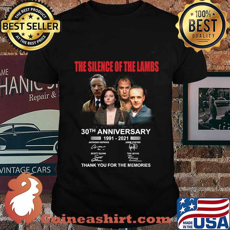 The Silence Of The Lambs 30th Anniversary 1991 2021 Thank You For The Memories Signature Shirt