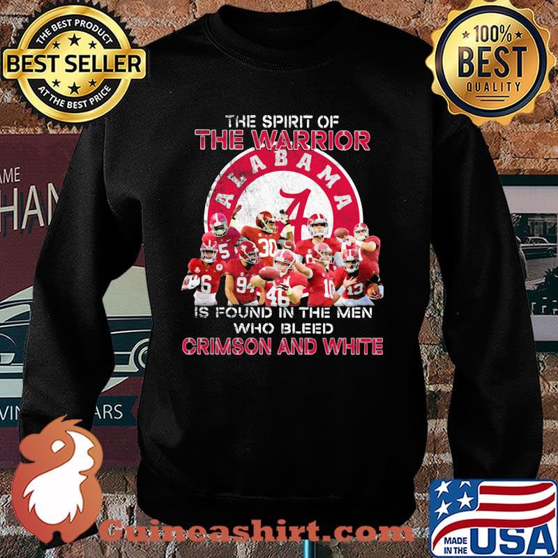 The spirit of the warrior is found in the men who bleed crimson and white Sweater