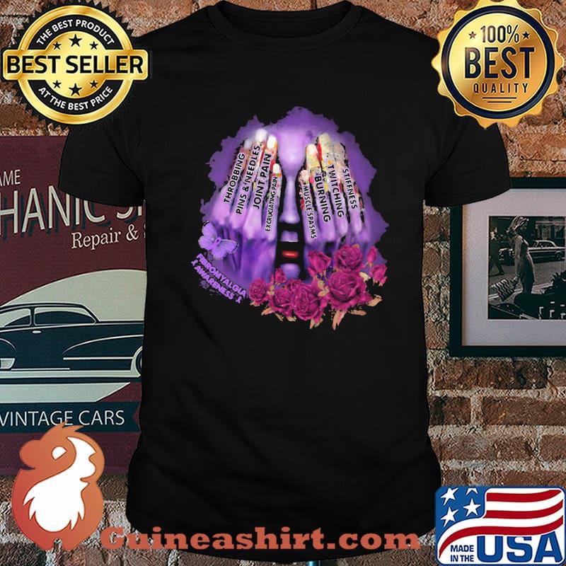 Throbbing Pins And Needles Joint Pain Rose Girl Shirt